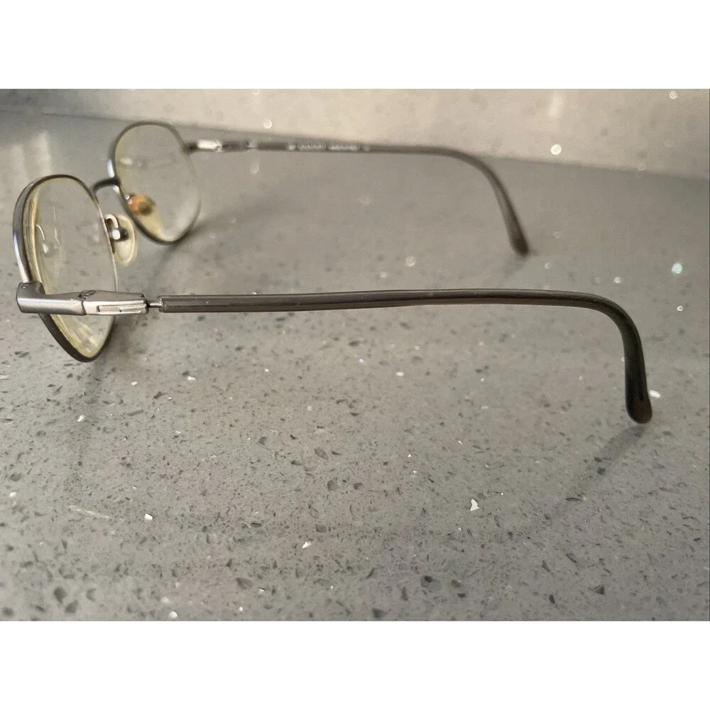 Gucci Eyeglasses Frames Only GG 1629 3VE 52-19-140 Italy full rim silver metal - Picture 3 of 13